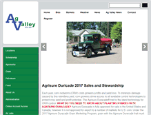 Tablet Screenshot of agvalley.com